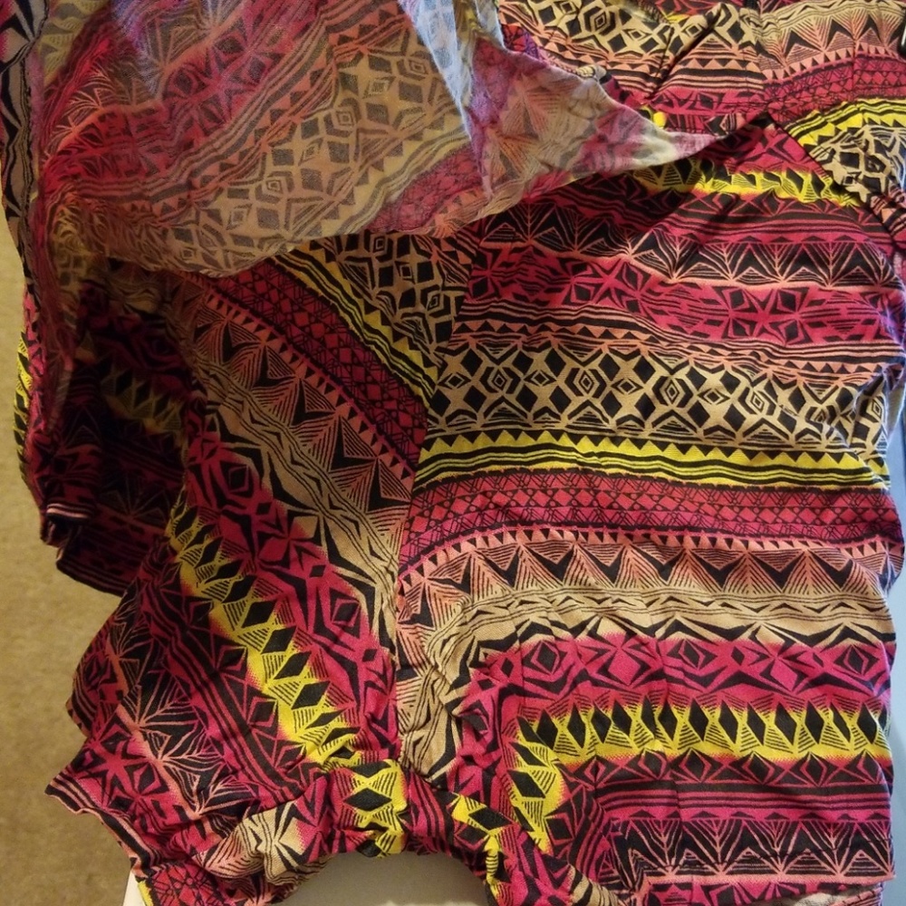 Aztec print skort - Picture 2 of 4